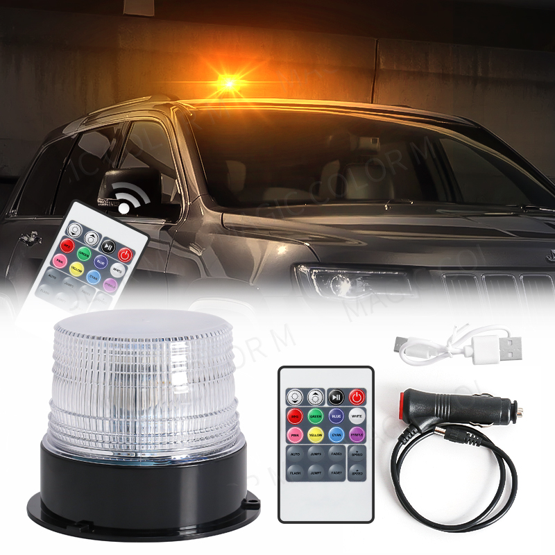 Sos Light Strobe - RGB LED Car Strobe Warning Light