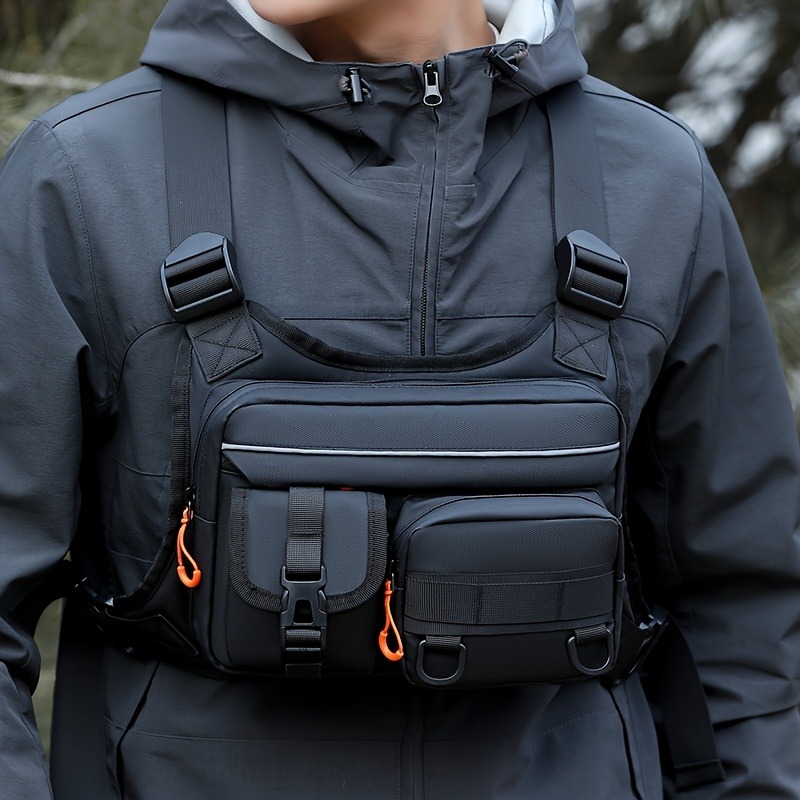 Men's Tactical Chest Bag, Runn - Fishing Kit Compact incelemesi ve fiyatı
