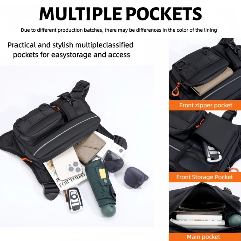 Men's Tactical Chest Bag, Runn - Fishing Kit Compact incelemesi ve fiyatı