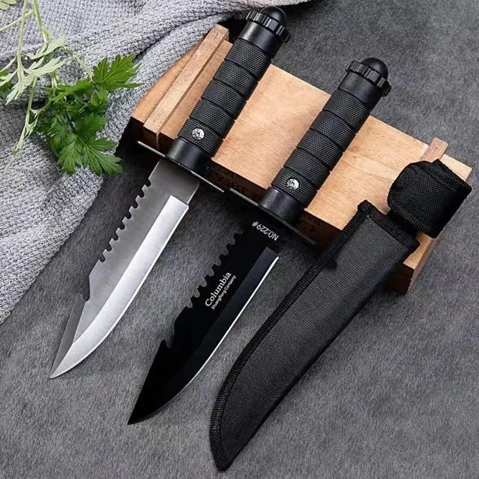 7CR17MOV Camping Outdoor Strai - Bushcraft Knife Fixed incelemesi ve fiyatı
