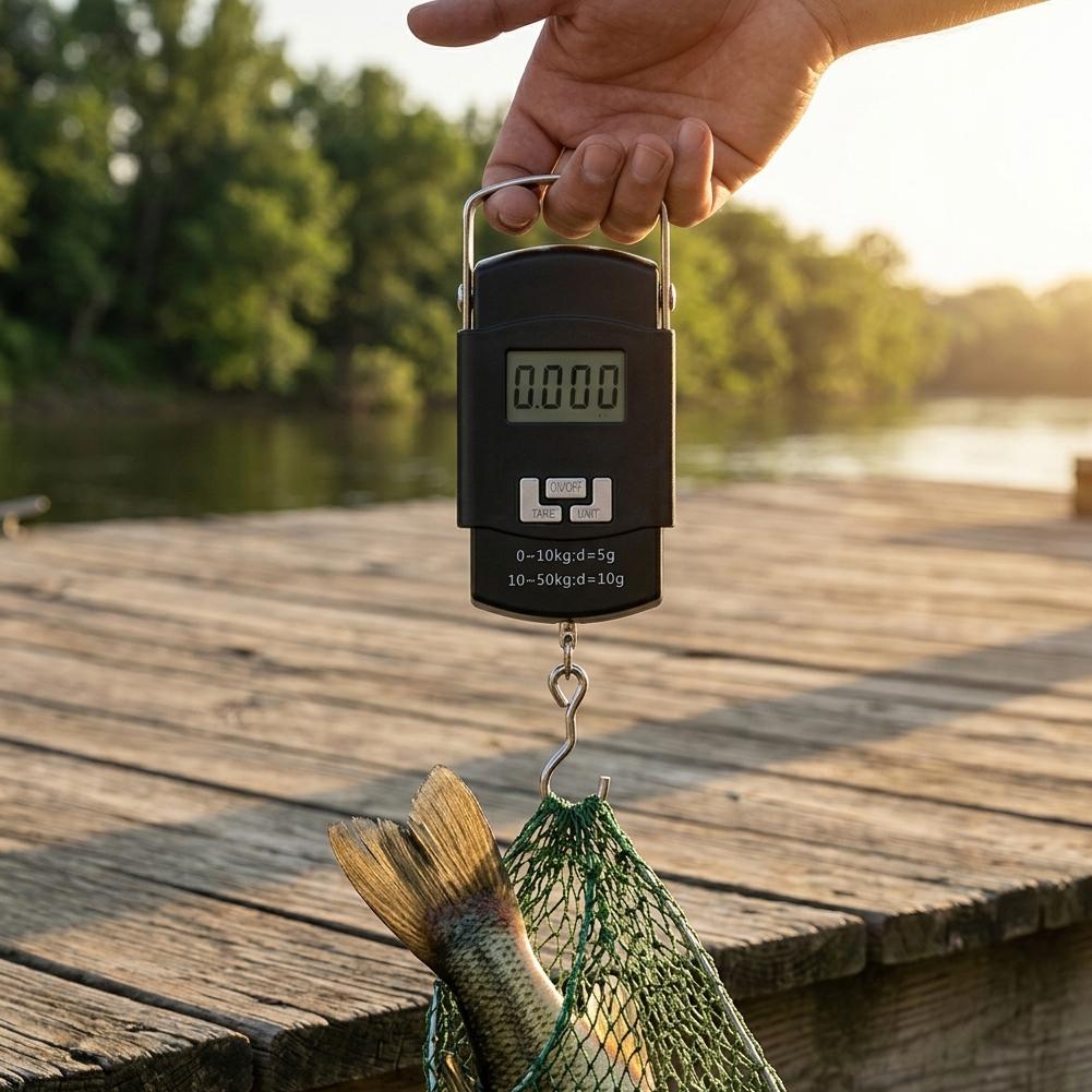 50kg/10g Portable LCD Electron - Fishing Kit Compact incelemesi ve fiyatı