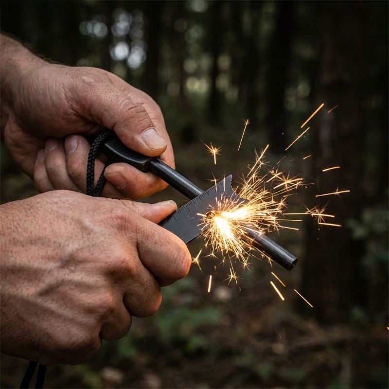 Multi-Function Wooden Handle M - Magnesium Fire Starter incelemesi ve fiyatı
