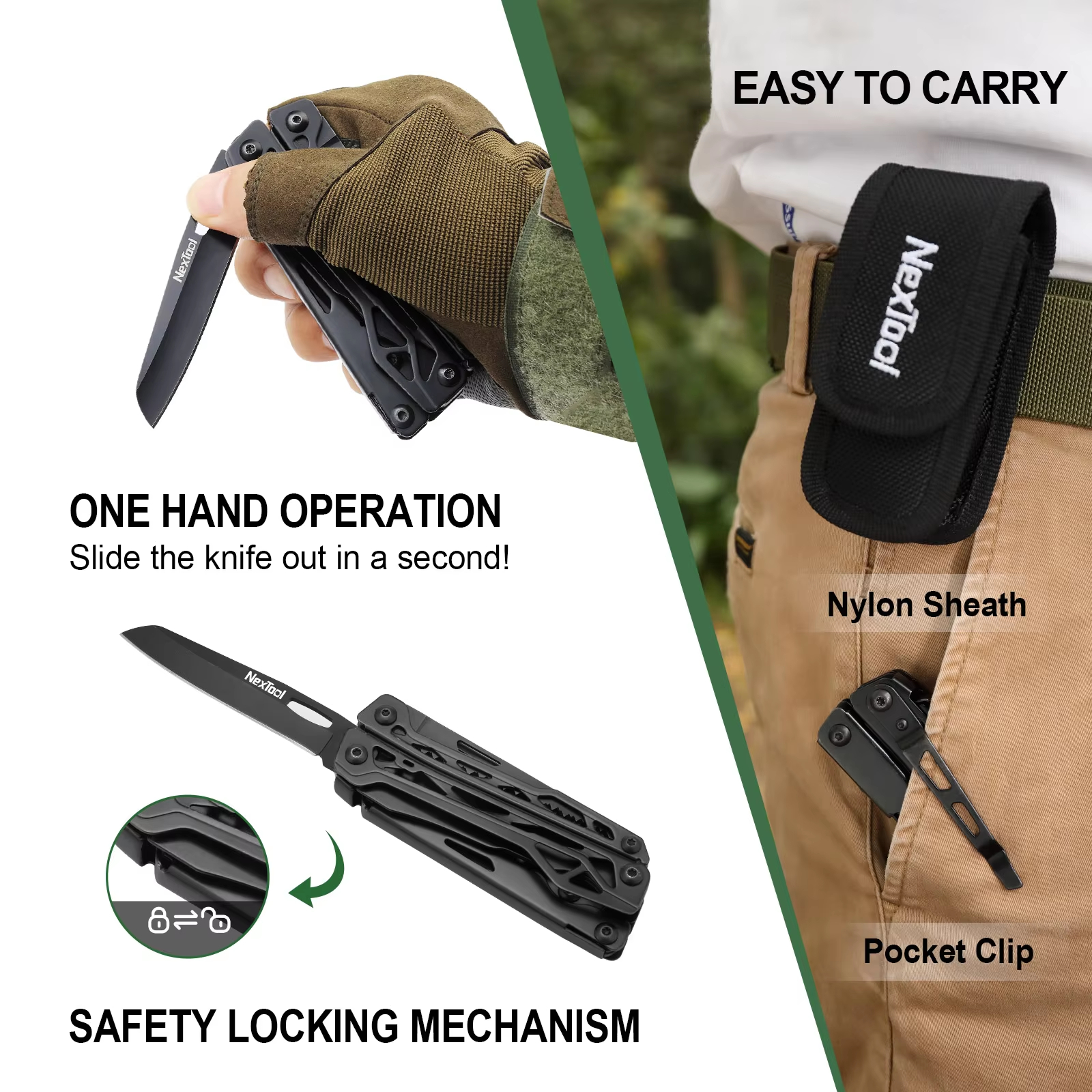 Nextool Black Knight 11 in 1 F - Multi Tool Plier incelemesi ve fiyatı
