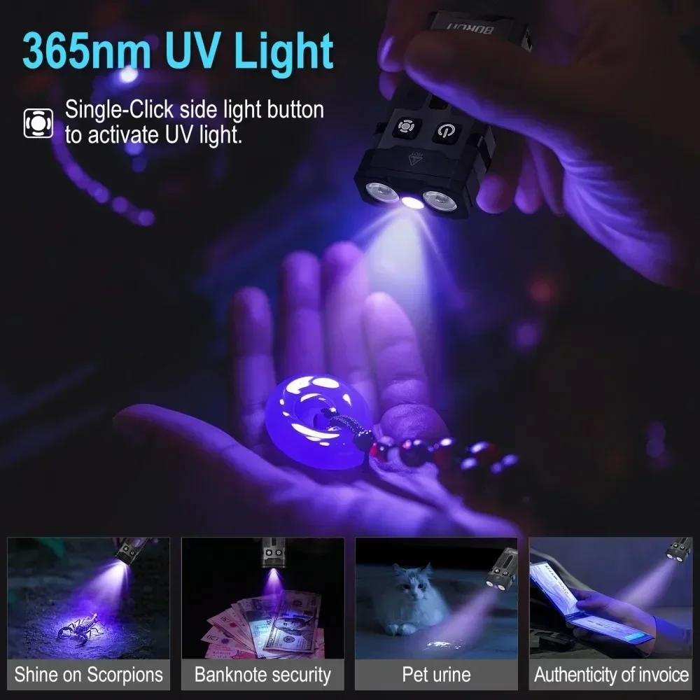 BORUiT EV20 1100LM EDC UV Keyc - Fishing Kit Compact incelemesi ve fiyatı