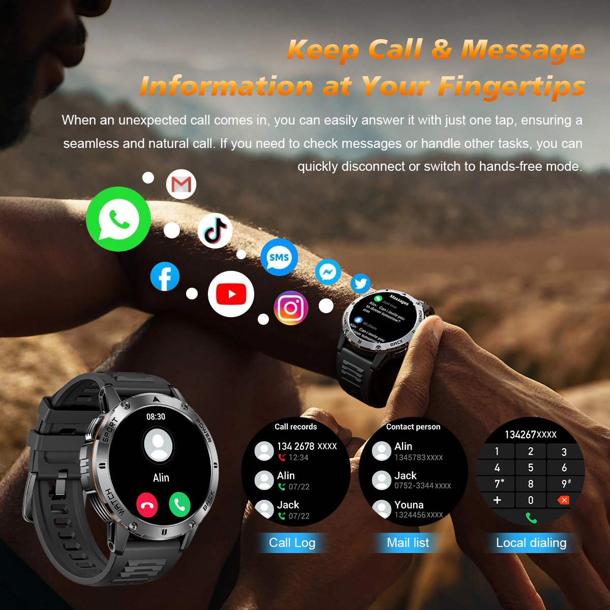 DAORKOW 2026New Smart Watch Wi - Compass Lensatic incelemesi ve fiyatı