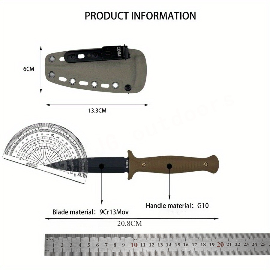 High Hardness MKC V24 Fixed Bl - Bushcraft Knife Fixed incelemesi ve fiyatı