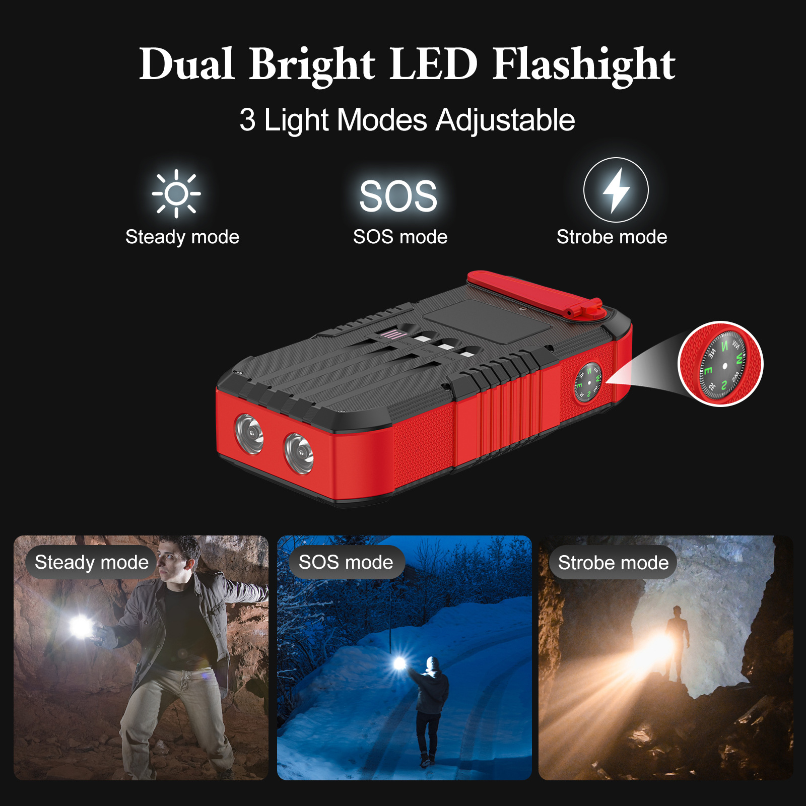 Hand Crank Solar Power Bank 66 - Solar Emergency Charger incelemesi ve fiyatı