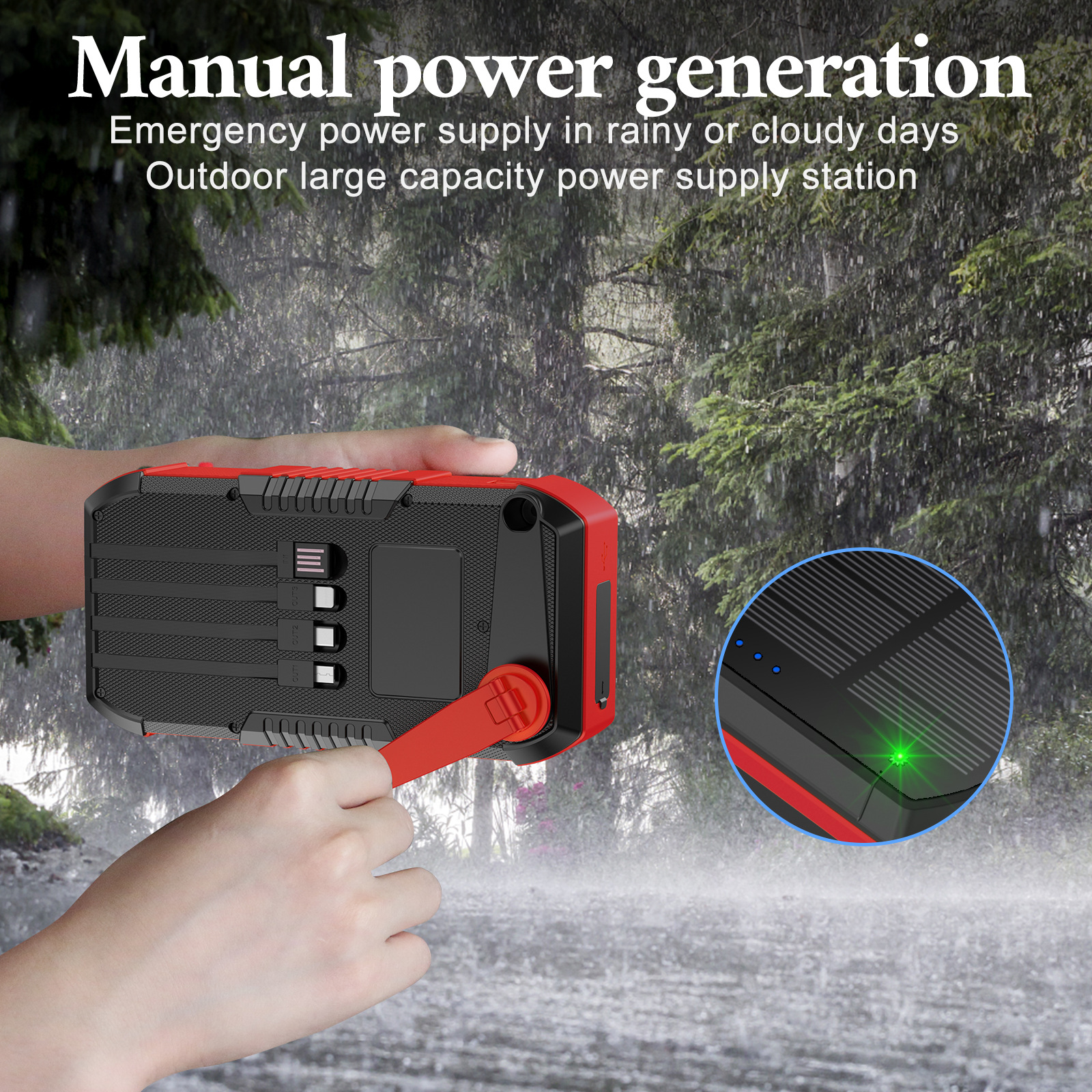 Hand Crank Solar Power Bank 66 - Solar Emergency Charger incelemesi ve fiyatı