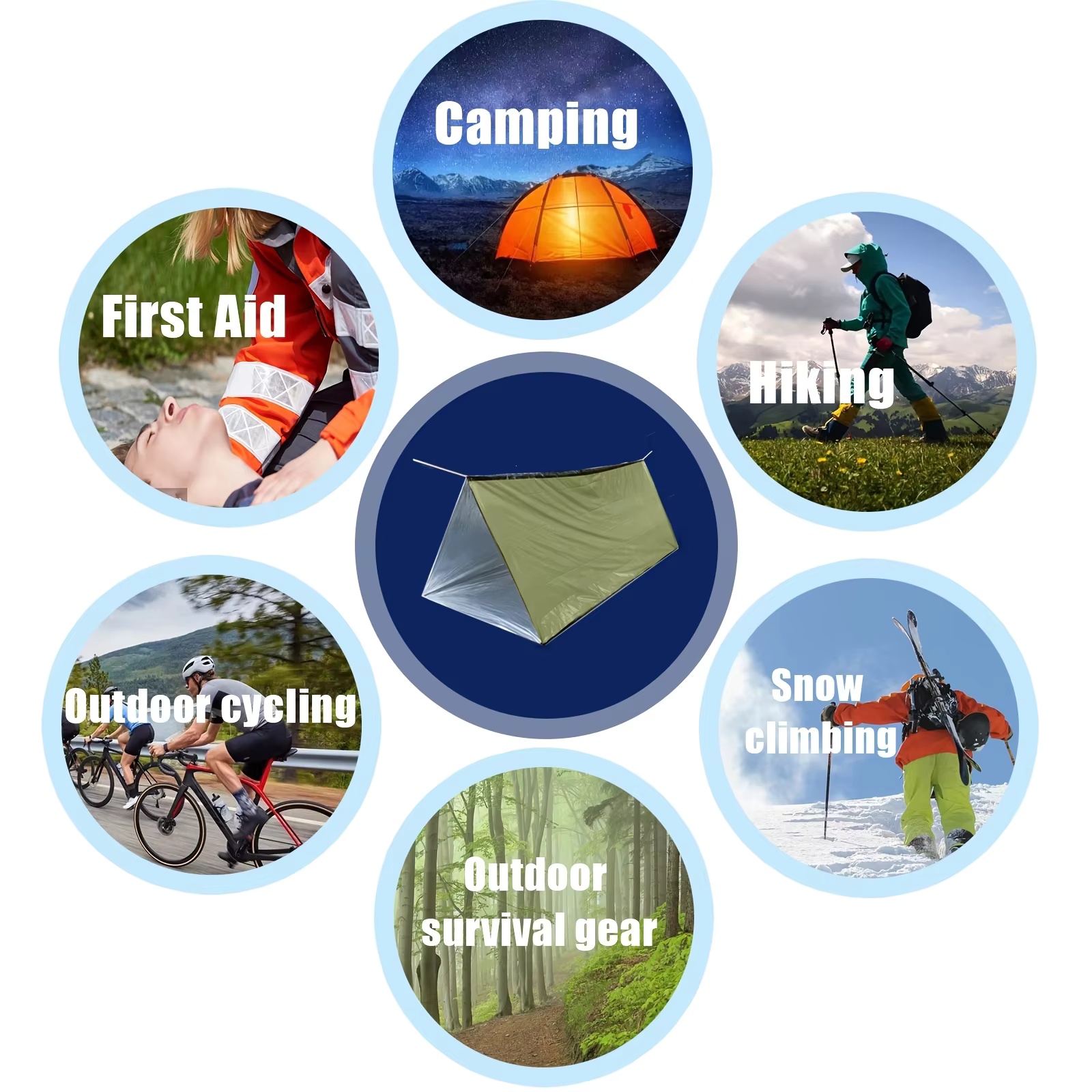 2 Person Emergency Shelter Biv - Emergency Mylar Tent incelemesi ve fiyatı