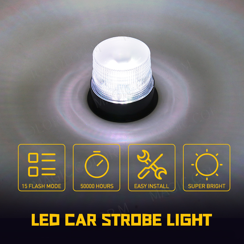 RGB LED Car Strobe Warning Lig - Sos Light Strobe incelemesi ve fiyatı