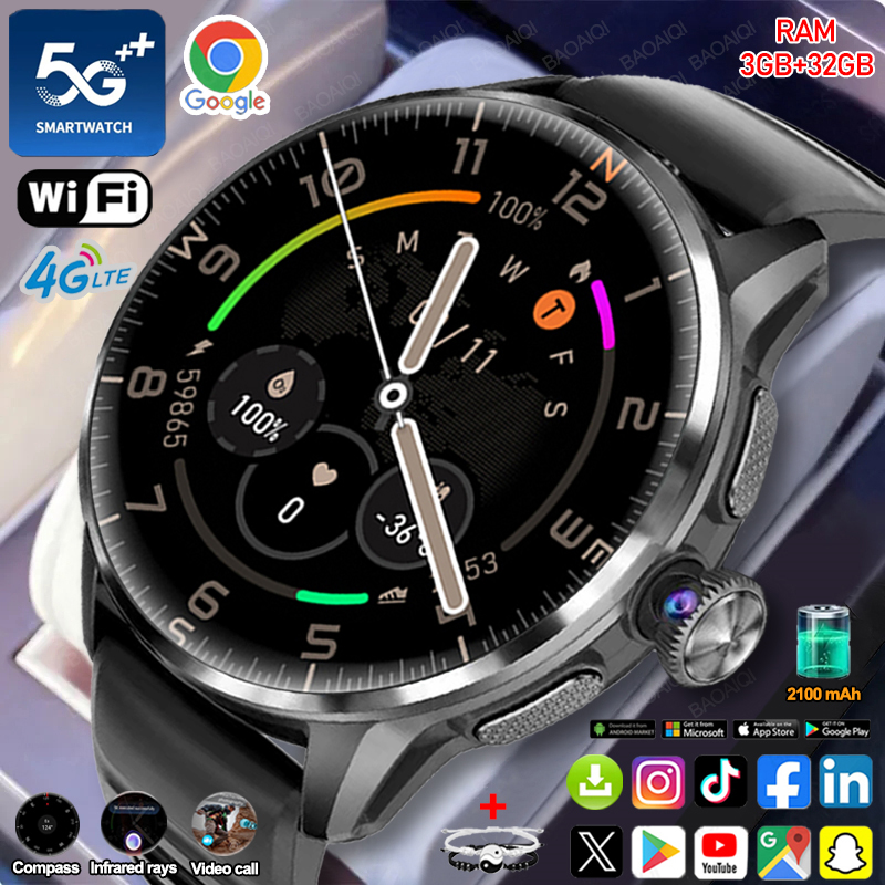 5G/4G Full Network Smart Watch - Compass Lensatic incelemesi ve fiyatı