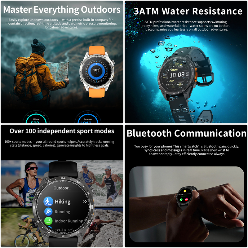 HD300 Pro Men Smart Watch AMOL - Compass Lensatic incelemesi ve fiyatı