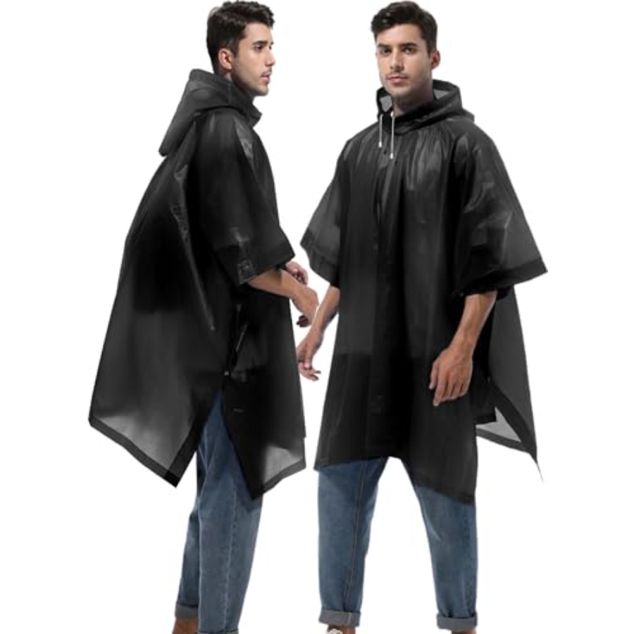 2-Pack Reusable Rain Ponchos f - Emergency Poncho Rain incelemesi ve fiyatı