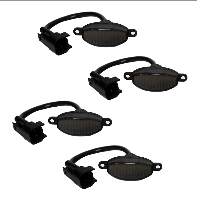 4PCS Smoked Lens Front Amber & - Signal Flare Kit incelemesi ve fiyatı