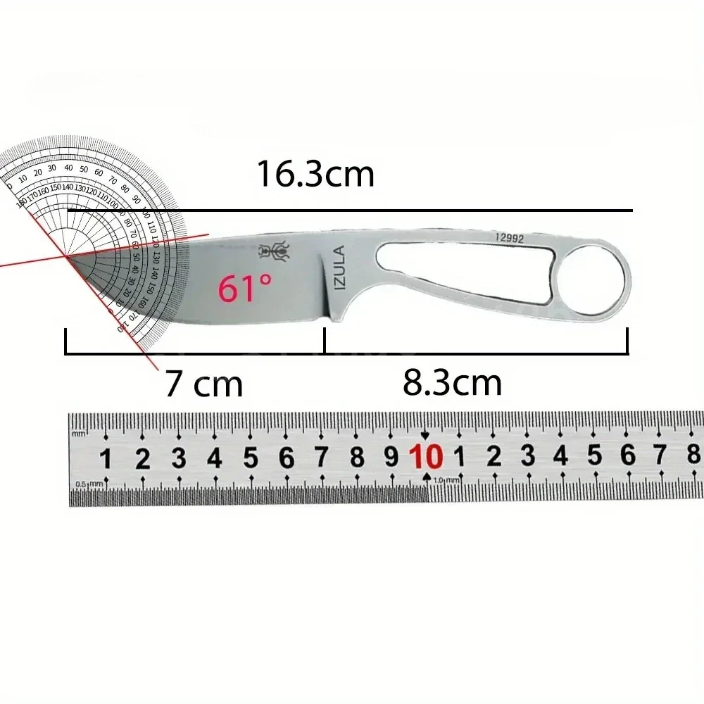 IZULA High-Strength Straight K - Bushcraft Knife Fixed incelemesi ve fiyatı