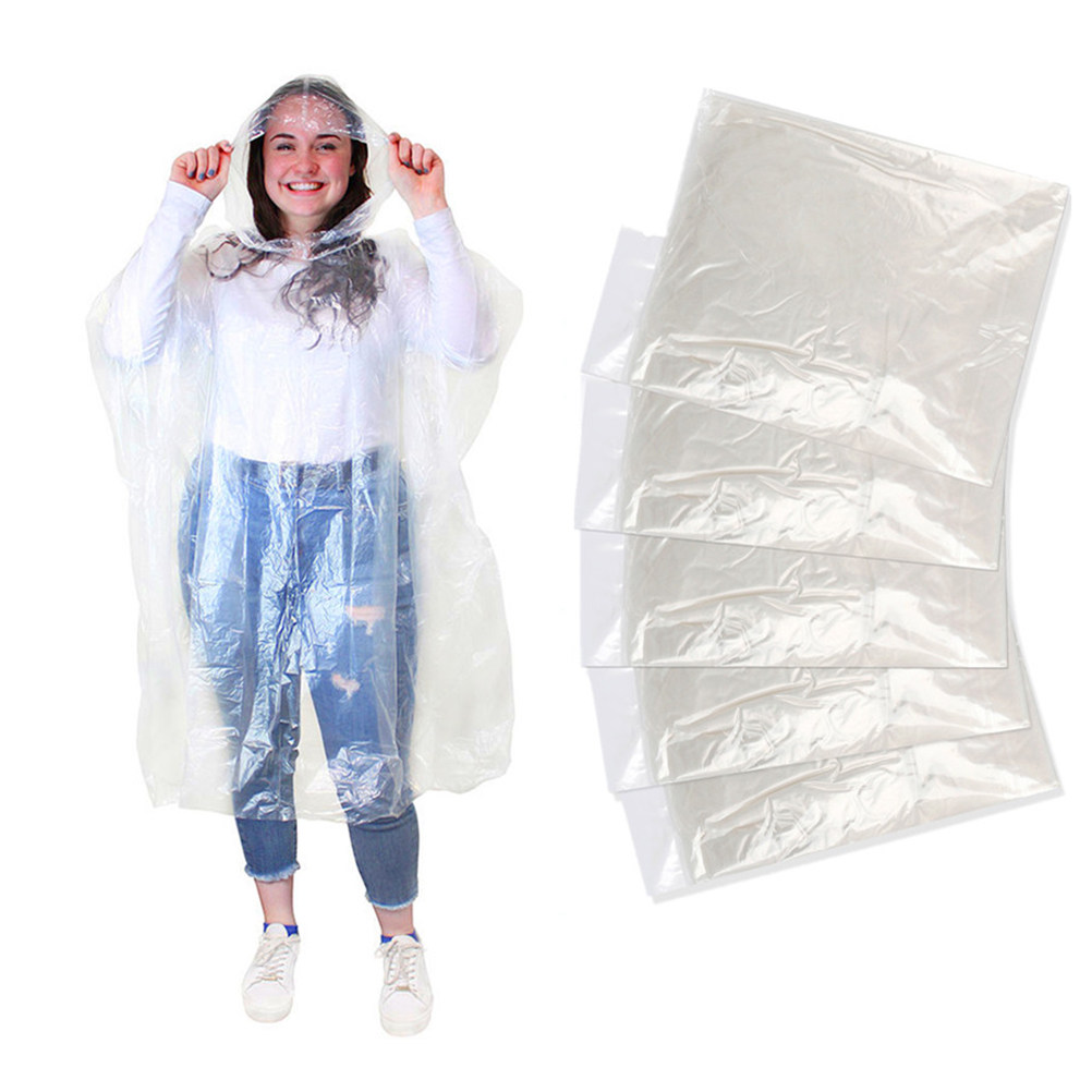 10Pcs Adult Disposable Raincoa - Emergency Poncho Rain incelemesi ve fiyatı