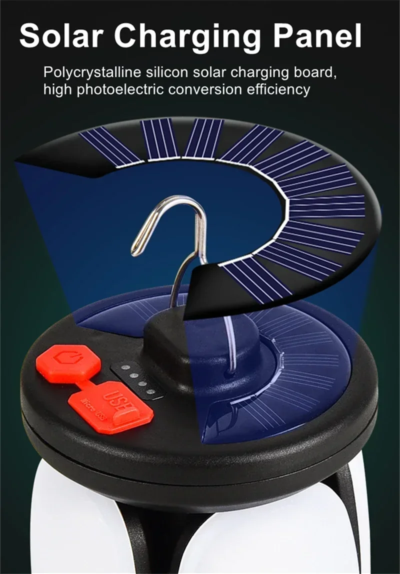 High Power Solar LED Camping L - Solar Emergency Charger incelemesi ve fiyatı