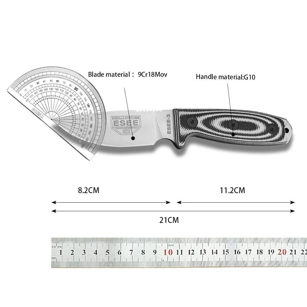 High Hardness Fixed Blade Knif - Bushcraft Knife Fixed incelemesi ve fiyatı