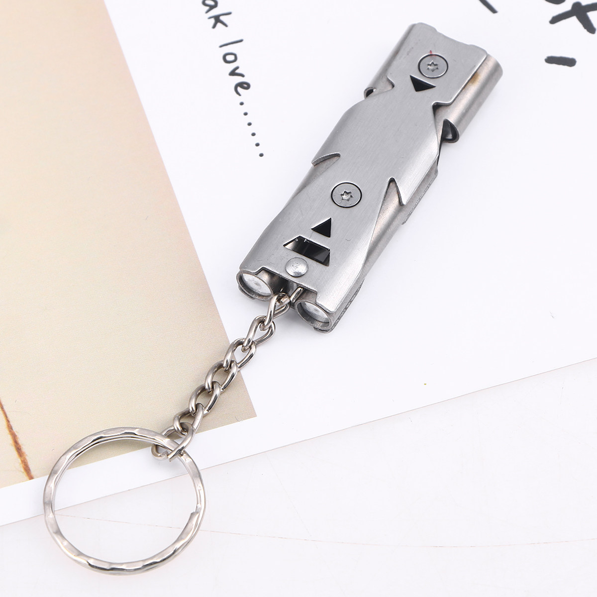 1Pcs Double Tube Survival Whis - Emergency Whistle Loud incelemesi ve fiyatı