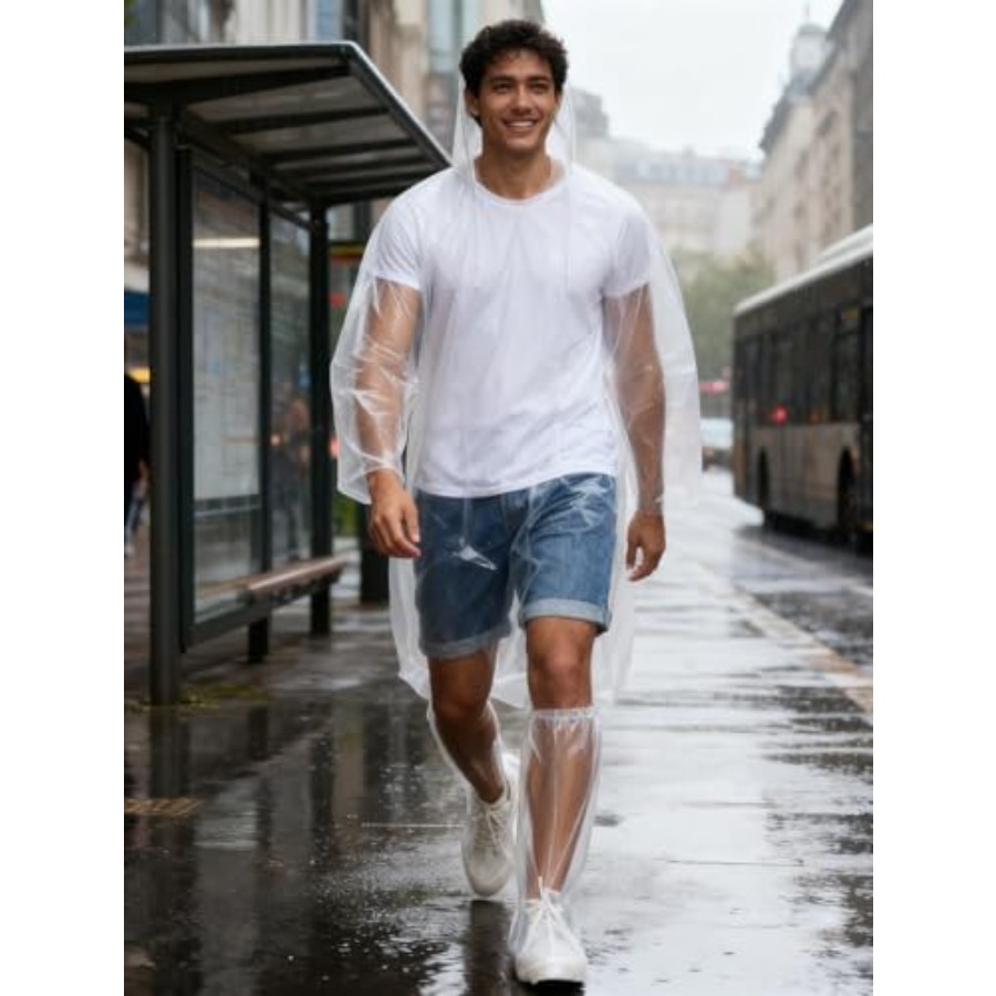 Disposable Rain Ponchos for Ad - Emergency Poncho Rain incelemesi ve fiyatı