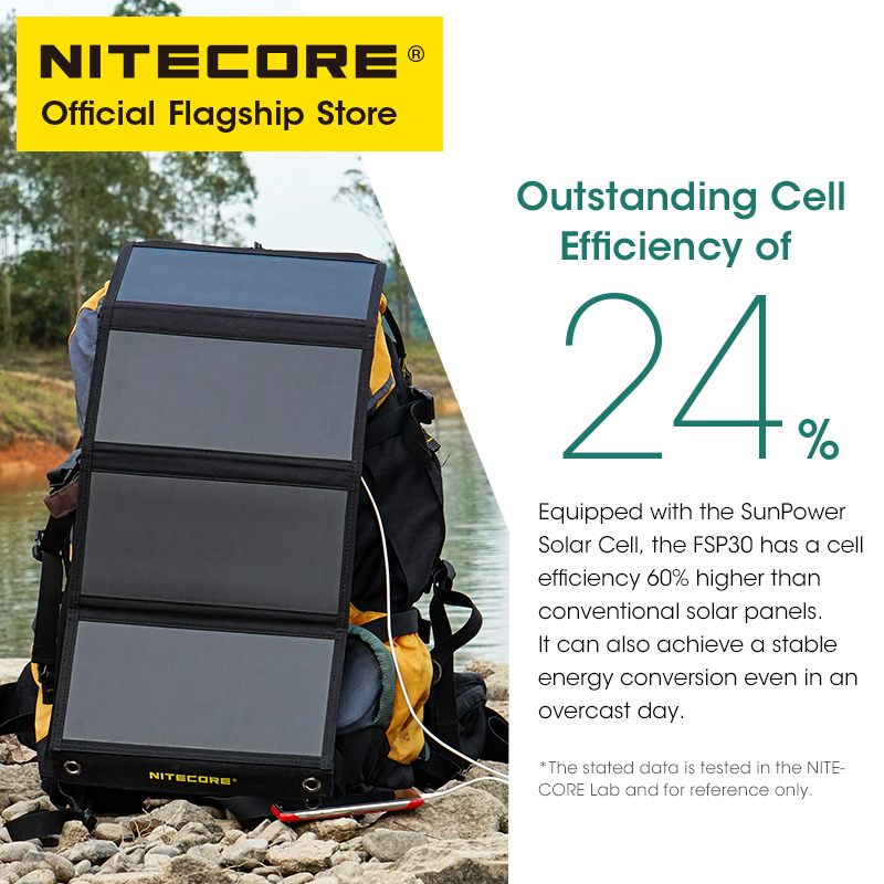 NITECORE FSP30 30W Portable So - Solar Emergency Charger incelemesi ve fiyatı