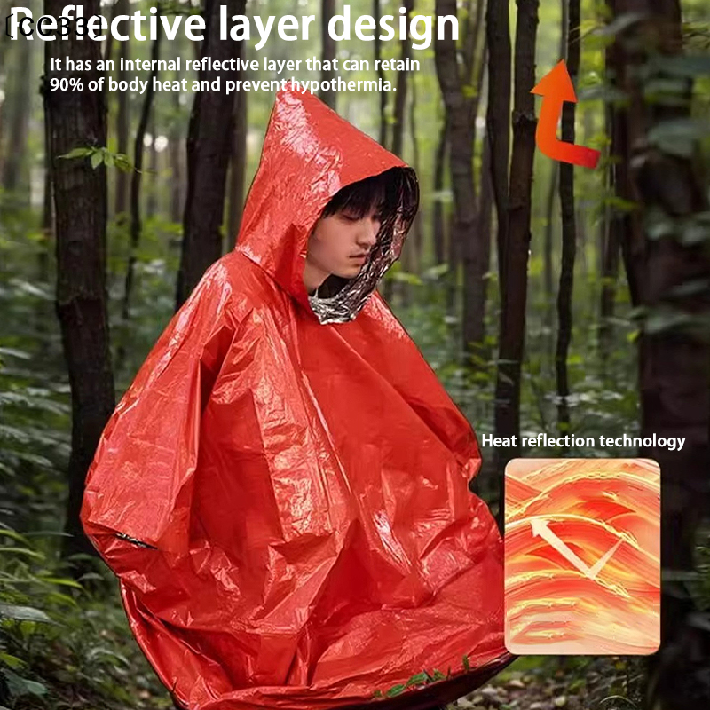 Emergency Survival Rain Hot Po - Survival Blanket Reflective incelemesi ve fiyatı