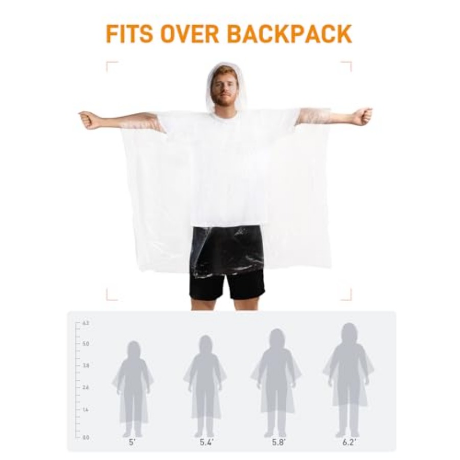 Disposable Rain Ponchos Emerge - Emergency Poncho Rain incelemesi ve fiyatı