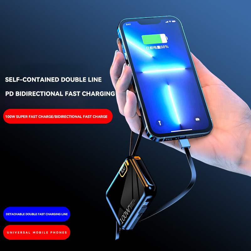 50000mAh Power Bank 100W Detac - Solar Emergency Charger incelemesi ve fiyatı